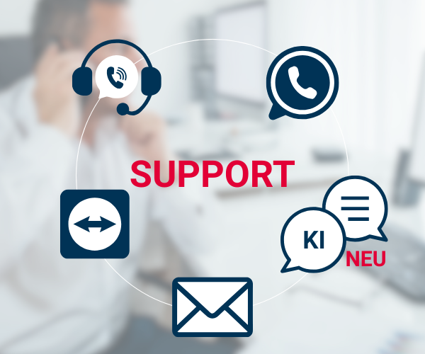 NEU! KI-gestützter Support-Chat 